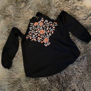Abercrombie & Fitch Embroidered Long Sleeve